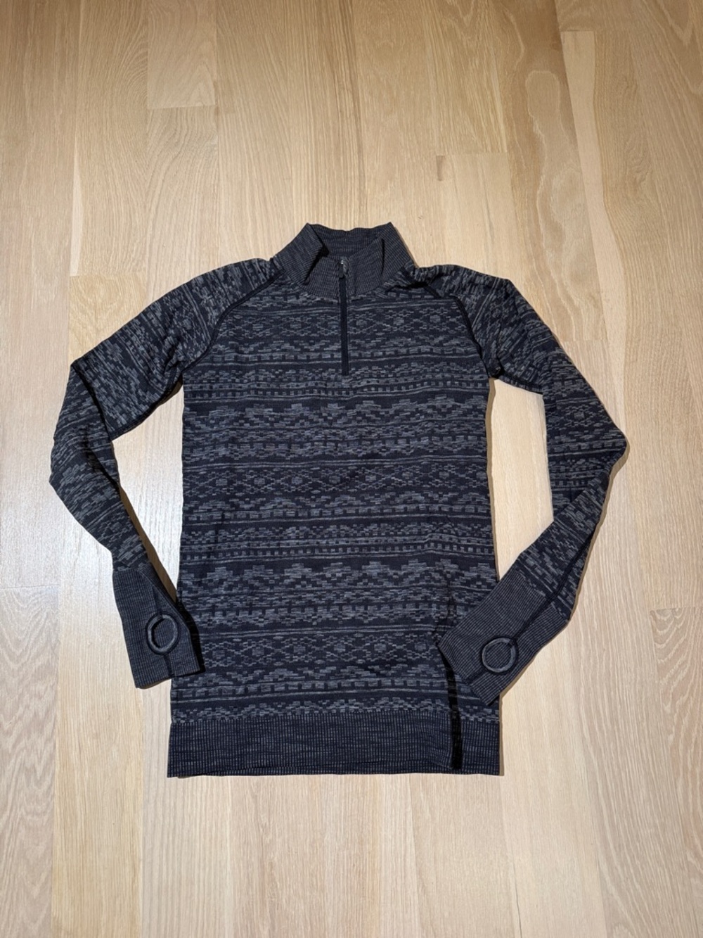 Lululemon jacquard quarter zip